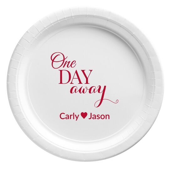 One Day Away Paper Plates